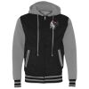 Unisex Heavyweight Varsity Full-Zip Hooded Sweatshirt Thumbnail
